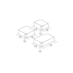 Форма — ТРОТУАРНАЯ ПЛИТКА НОВАЯ КЛАССИКА 1НКЛ5Ф КОЛОРМИКС №5 "Антрацит"